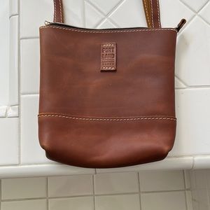 Portland leather crossbody bag